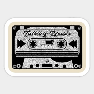 talking heads cassette Sticker